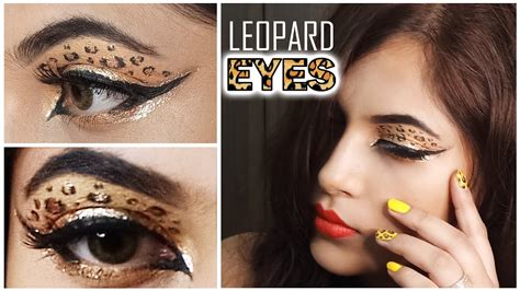 leopard makeup with regular makeup.